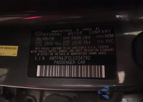 2020 Genesis G80 5.0 Ultimate Awd из США, поврежденный, VIN KMTFN4JF0LU334792